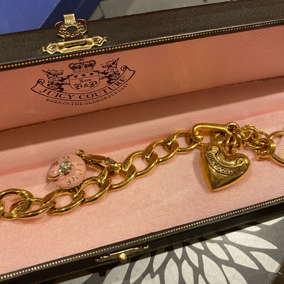 Juicy Couture Jewelry - Gold Juicy Couture Bracelet with charm
